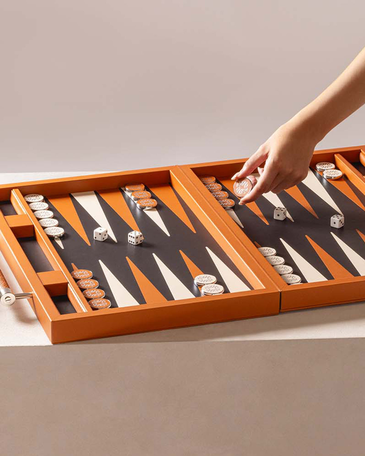 Monogram Backgammon Case